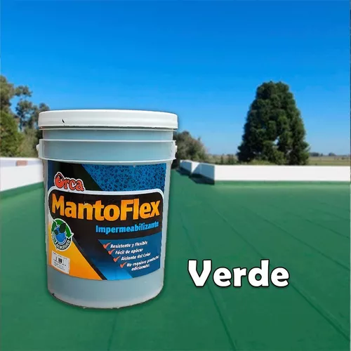 Manto Flex VERDE cuñete 5gal 