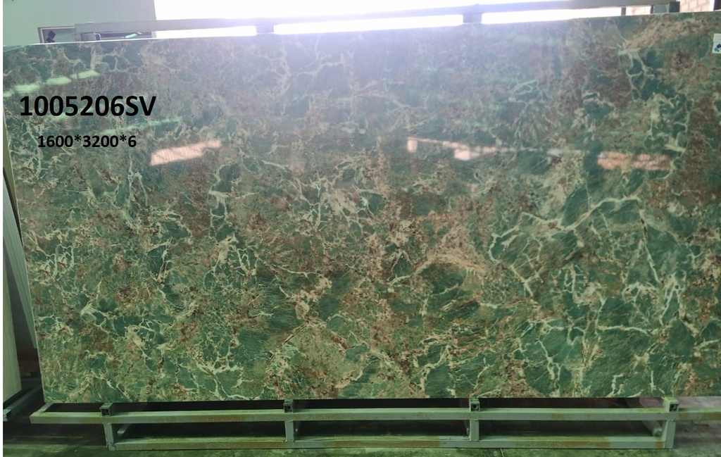 PIEDRA SINTERIZADA PULIDO AMAZON GREEN 3200*1600*6MM 5.12MT2