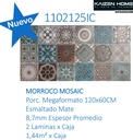 MEGAFORMATO MORROCO MOSAIC 60X120 CAJA 1.44MT2 