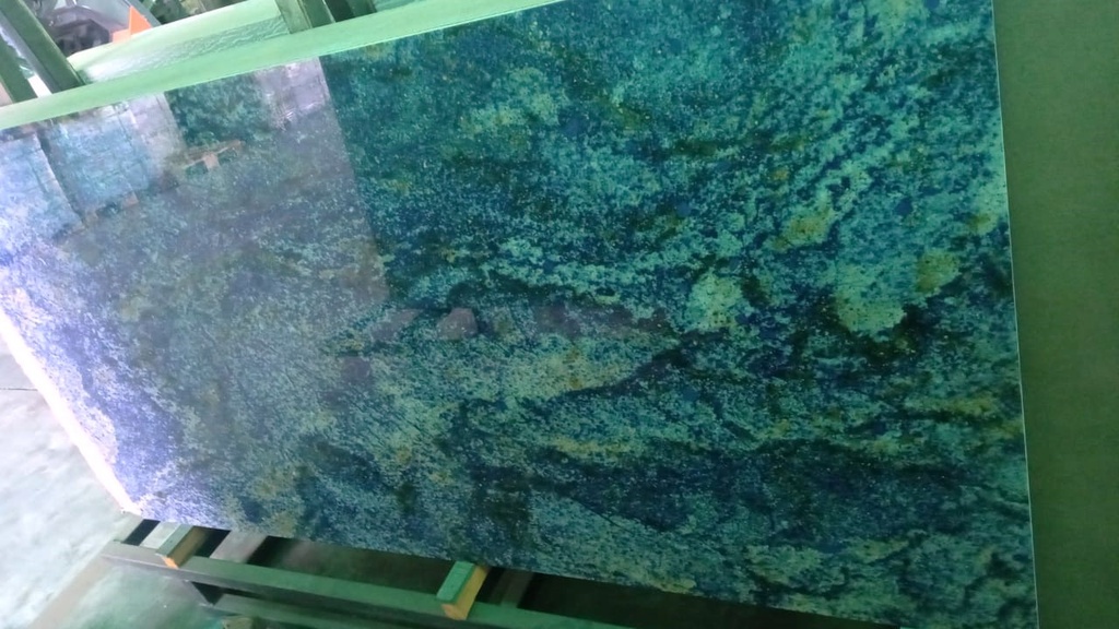 BERI STONE PULIDO AZUL BAHIA 1800X900X13MM LAMMINA 1,62M2
