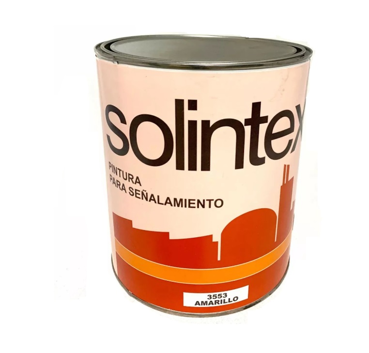 PINTURA PARA SEÑALAMIENTO AMARILLO 3500 SOLINTEX
