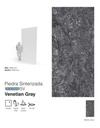Piedra Sinterizada venetian gray (1600*2800*12)mm Lamina 4,48M2