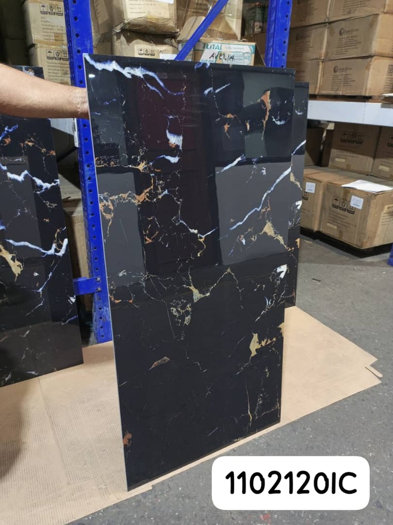 MEGAFORMATO NERO PORTO 60X120CM CAJA 1.44MT2