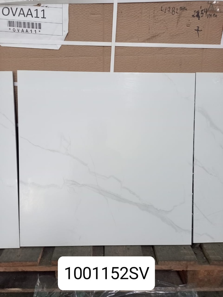 PORCELANATO INKJET MARMOLEADO CARRARA LIGHT 60*60 CAJA 1.44MT2