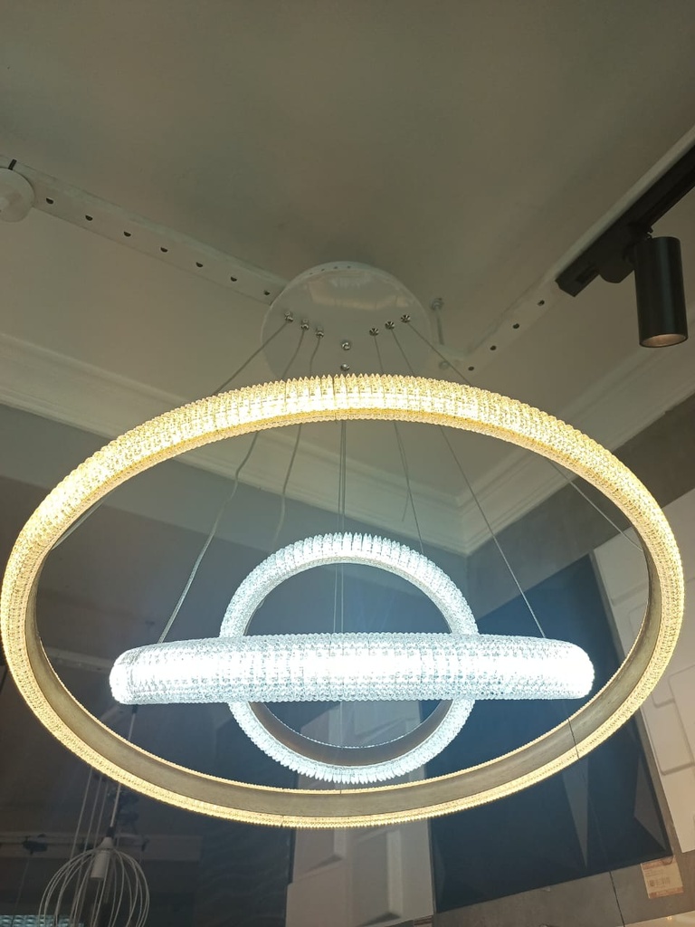 Lampara Colgante LED SNAKE (14W+25W+38W) 3000+6500K O60xH70cm C/R MX