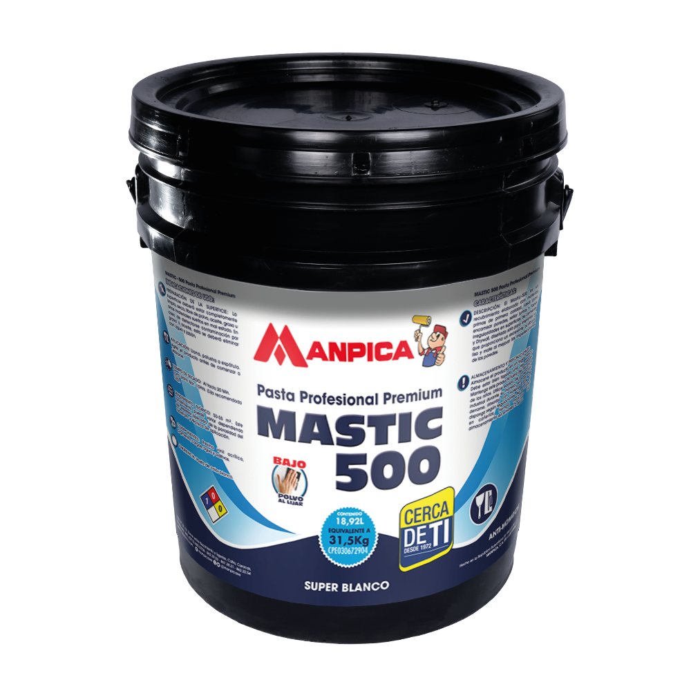 MASTIQUE M-500 CUÑETE 4G MANPICA MASTIC 500  