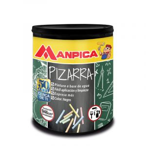 PINTURA PARA PIZARRA 1/4 NEGRO MANPICA                                                                        