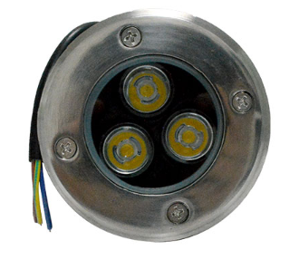 APLIQUE PARA PISO EMPOTRABLE 3W 6500K 85-265V IP65 1492 ZX 