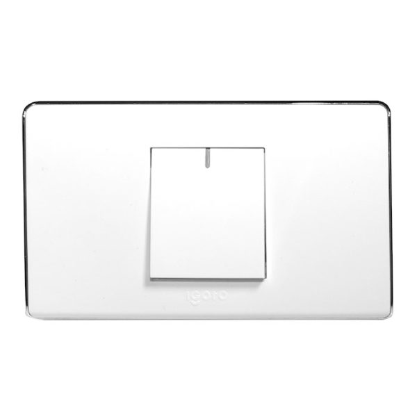 INTERRUPTOR SENCILLO SERIE A BLANCO  IGOTO     