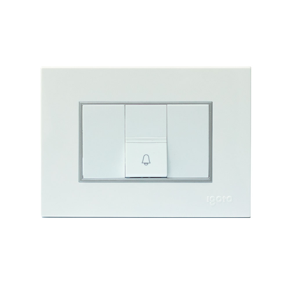 INTERRUPTOR TIPO TIMBRE SERIE Z BLANCO IGOTO