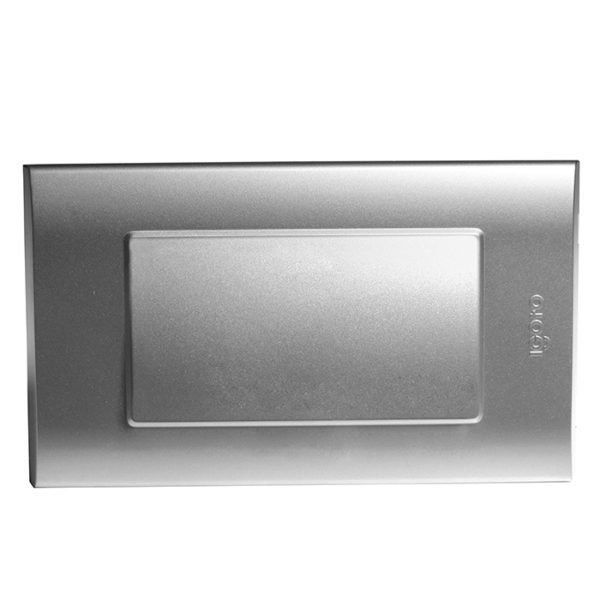 TAPA CIEGA SERIE B PLATEADO IGOTO  