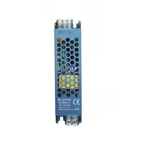 FUENTE DE PODER 60W COB ULTRADELGADO 12V 5 AMP GF