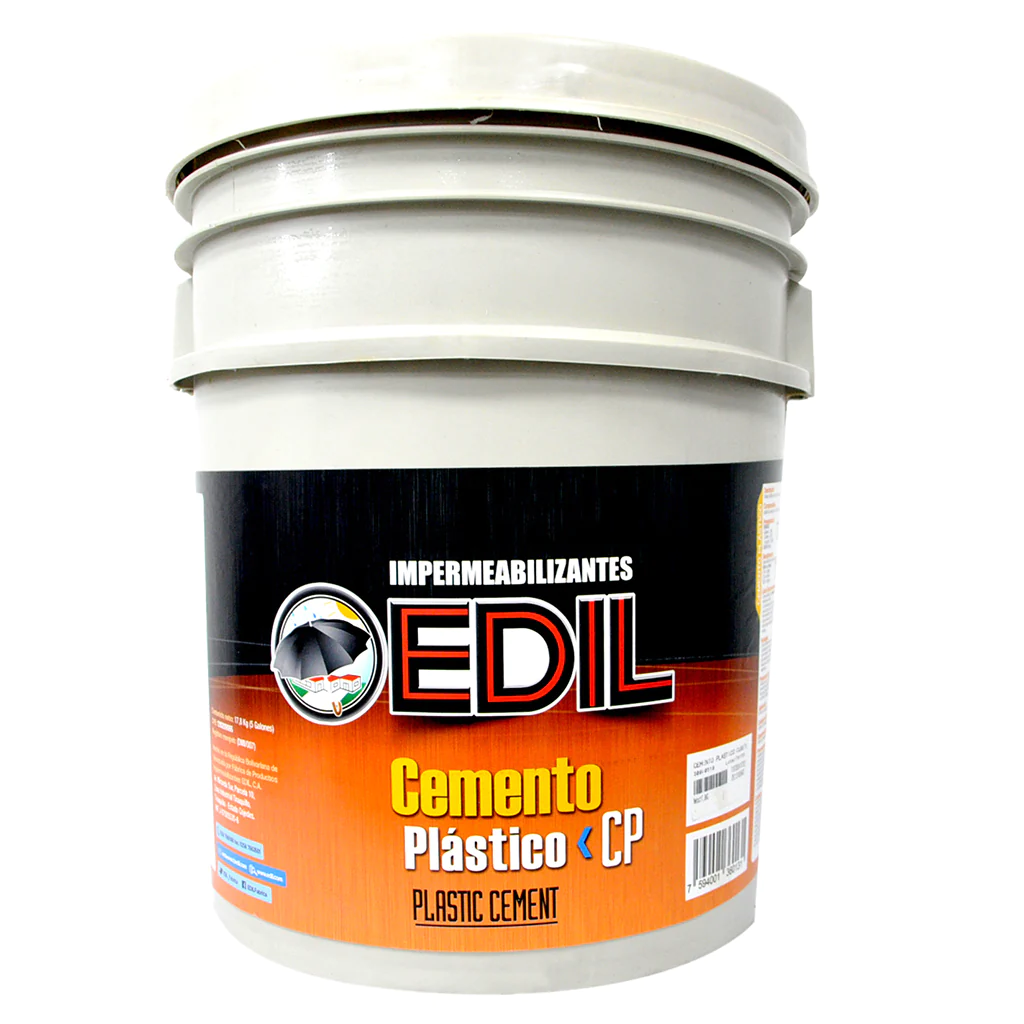 CEMENTO PLASTICO CUNETE 5 GAL EDIL