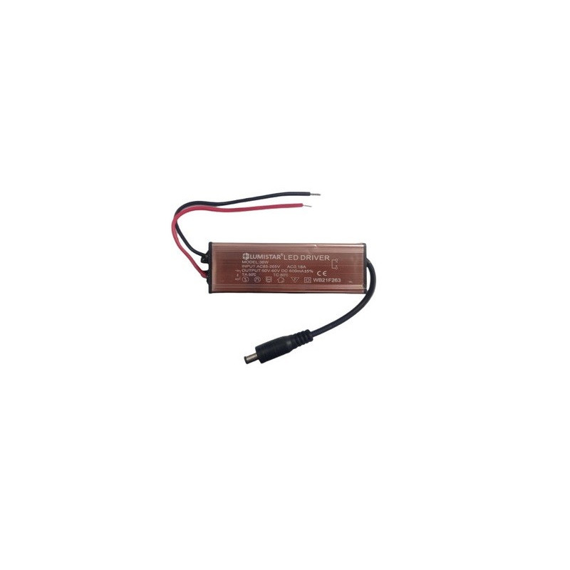 DRIVER PARA PANEL LED 36W A 72W 85-265V 20AWG LUMISTAR