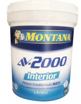 AV-2000 INTERIOR BLANCO CUÑETE 4GAL MONTANA 