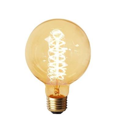 [IL01060009] BOMBILLO ESFERICO VINTAGE DE FILAMENTO 40W G95 2700K 1674 ZX