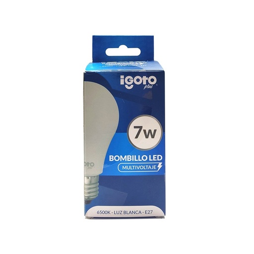 [IG-BL7W] BOMBILLO LED 7W 6500K IGOTO