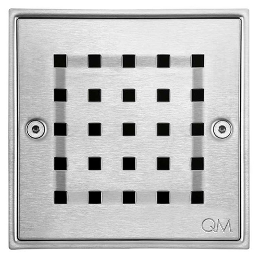 [QM14.100.2002] DESAGUE CENTRAL RIA SATINADA 10X10CM QM