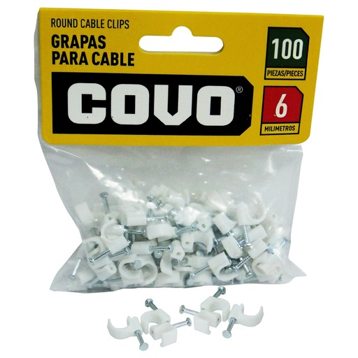 [A136-LTL-6] GRAPAS PARA CABLES 6MM COVO 8782