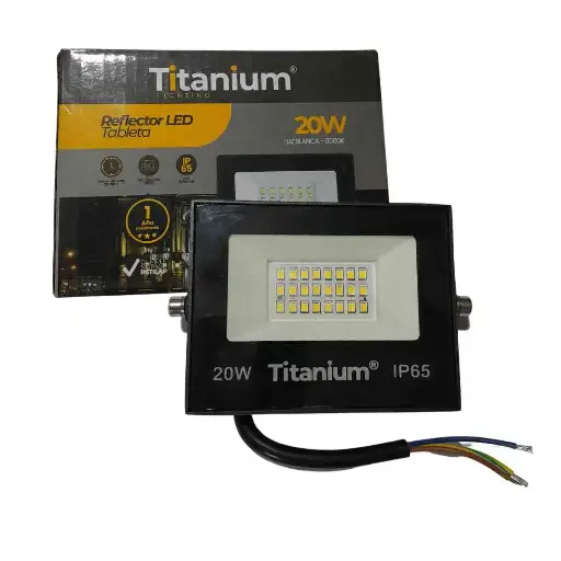 [TTA56] REFLECTOR LED 20W TITANIUM 6500K IP65