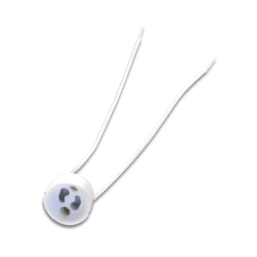 [LD-625-B] SOCATE PARA BOMBILLO GU10 DICROICO CERAMICA Y ALUMINIO