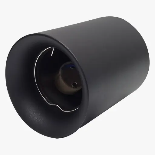 [AI-SRD1-BK] APLIQUE DE SOBREPONER FIJO NEGRO 80*100MM BASE PARA GU10    