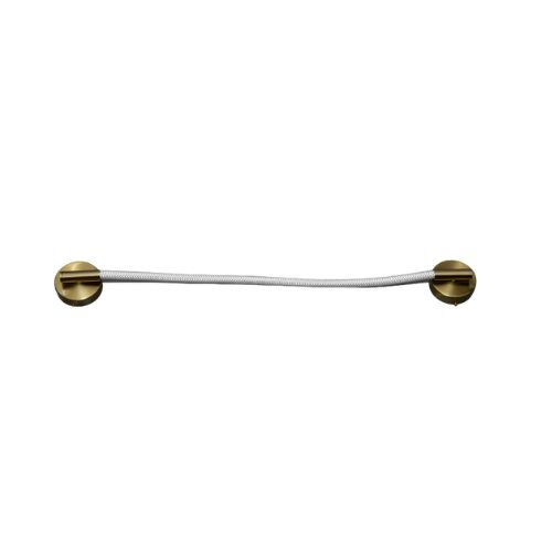 [03-1105] LáMPARA LED DE DOBLE APLIQUE DORADO DECORATIVA NYLON FLEX 15W 3000K+4000K+6500K AC85-265 BASE 12CM FLEX 79CM 1984