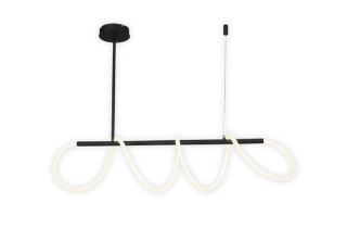 [03-1117] LAMPARA COLAGANTE NEGRA NYLON FLEX 45W 3000K+4000K+6000K 85-265V 1974 1M 