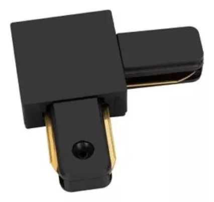 [LD-1726] CONECTOR ANGULAR PARA RIEL (NEGRO) 2UNIDS