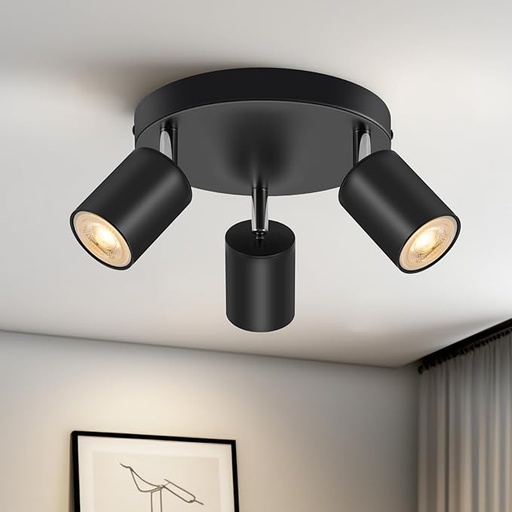 [LD-1367] LAMPARA TRIPLE REDONDA DE TECHO O PARED