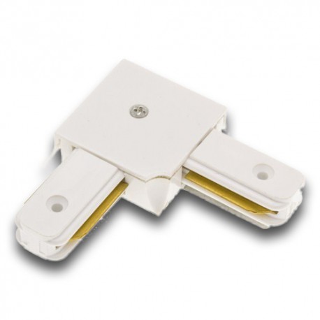 [LD-1728] CONECTOR ANGULAR PARA RIEL BLANCO 2UNIDS