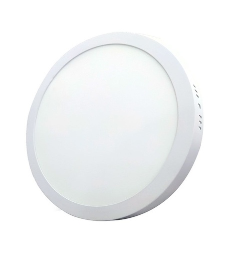 [AI-3053B-DL] Panel LED 24W Redondo Superficial 6500k Backlight 85-277V 70LM/W Artig