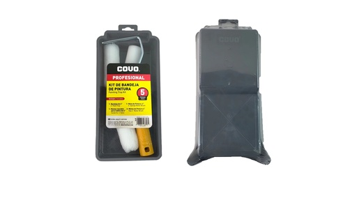 [CV-PSET4-4PCS] KIT BANDEJA RODILLO 4" 5PCS COVO 7-533