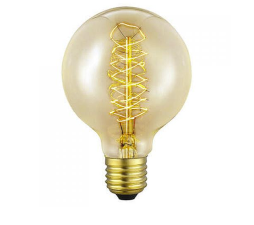 [IL01060008] BOMBILLO VINTAGE DE FILAMENTO 40W G80 2700K 1673 ZX