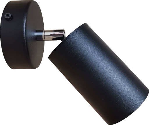 [LD-1605] APLIQUE LAMPARA DE SOBREPONER TECHO DIRIGIBLE 15W 3000K NEGRA