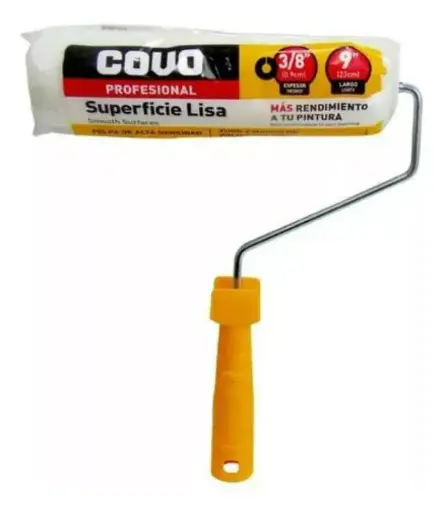 [CV-RB-938H] RODILLO CON FUNDA LISA 9" COVO 6-823