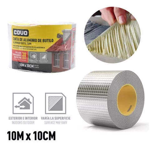 [CV-BW-1511] MANTO ADHESIVO BUTILO 10MTS X 10CM COVO 5-454