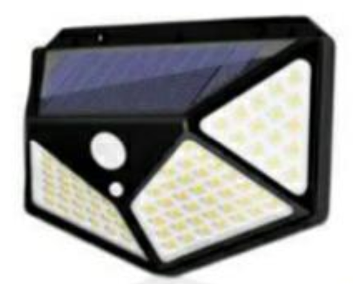 [LD-699] APLIQUE LED CON PANEL SOLAR Y SENSOR DE MOVIMIENTO 