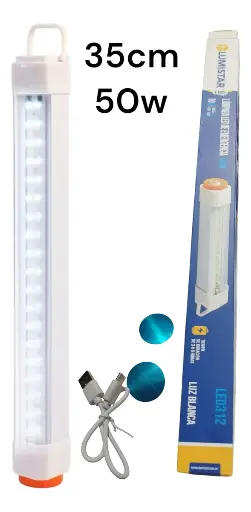 [LED312] LAMPARA LED EMERGENCIA 50W 85-265V 3-6 HRS 6500K 35CM LUMISTAR