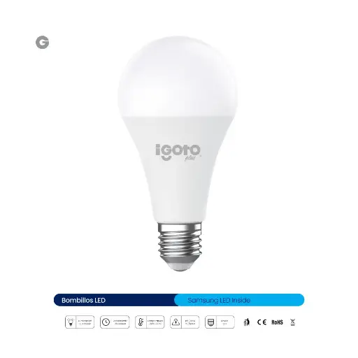 [IG-BLCS18W] BOMBILLO LED CHIP SAMSUNG 18W IGOTO 6500K