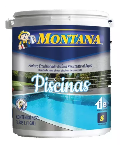 [FA0-23040001] PISCINA EMULSIONADA ACRILICA AZUL 1 GAL MONTANA 