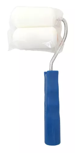 [0070-C12] MINI RODILLO 3" CROMADO CEBRA    
