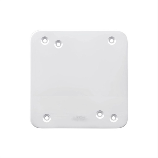 [1-323] TAPA CIEGA PLASTICA CUADRADA BLANCA CONDUIT 4"X4" TUBRICA