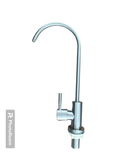 [GF-GFCCL12] GRIFERIA CUELLO DE CISNE FILTRO DE AGUA DE LUJO ACERO INOX 304 1/2 PLATA GF