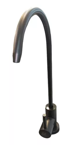 [GF-CCB12] GRIFERIA CUELLO DE CISNE BLACK SS304 1/2 GF