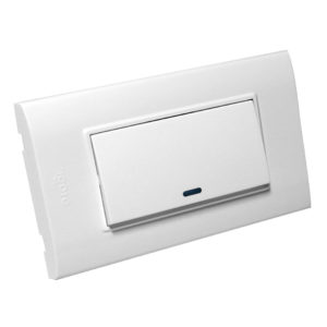 [B512-W] INTERRUPTOR SENCILLO (LARGO) SERIE B BLANCO IGOTO          