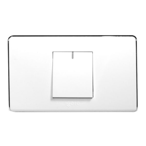 [A6012] INTERRUPTOR SENCILLO SERIE A BLANCO  IGOTO     