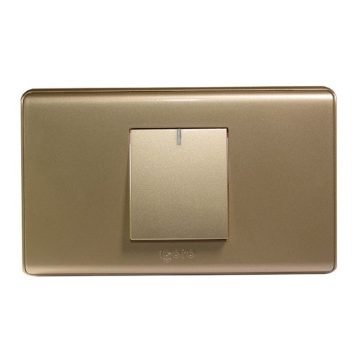 [A2012-G] INTERRUPTOR SENCILLO SERIE A DORADO IGOTO     