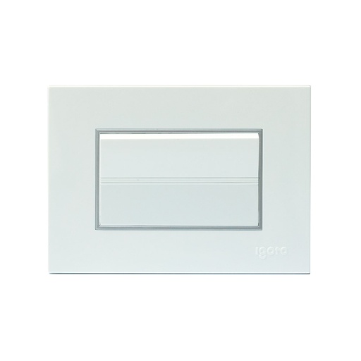 [Z512-W] INTERRUPTOR SENCILLO LARGO SERIE Z BLANCO IGOTO