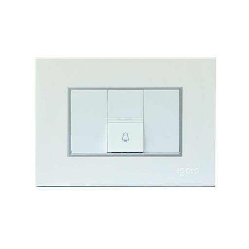 [Z590-W] INTERRUPTOR TIPO TIMBRE SERIE Z BLANCO IGOTO